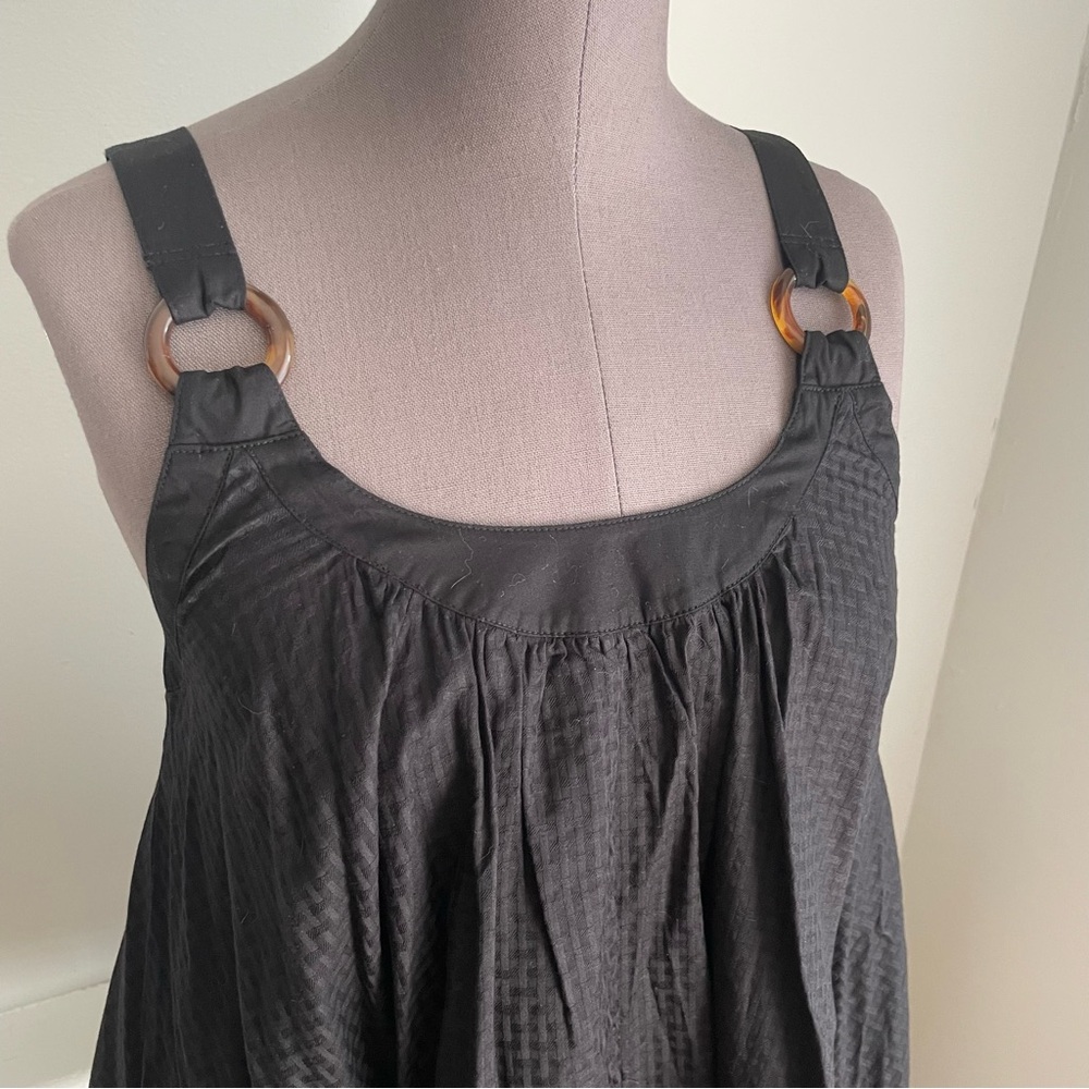 Vintage French Connection Black baby doll tank top or mini dress - Picture 3 of 7